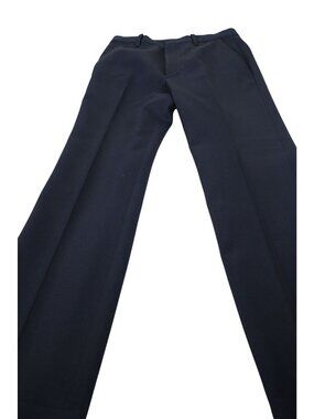 JCPenney Comfort Slacks Navy Blue Stretch Fabric Dress Pants Tailored Fit Mens S